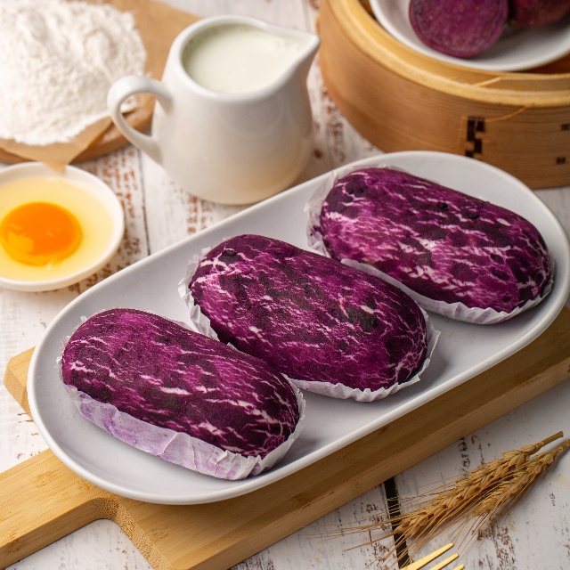 Purple Potato Bun（Milk Flavor）